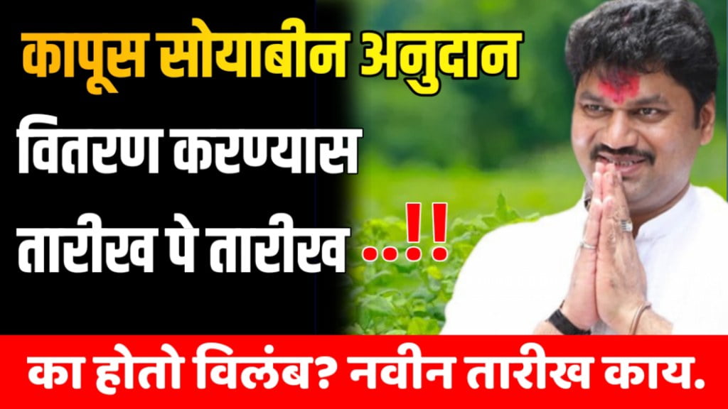 कापूस आणि सोयाबीन अनुदान